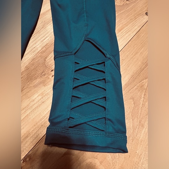 Active Life Dark Teal Green Exercise Pants - Picture 4 of 6